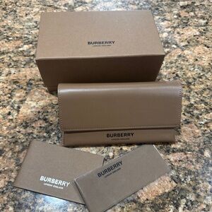 Burberry Brown Leather Wallet
